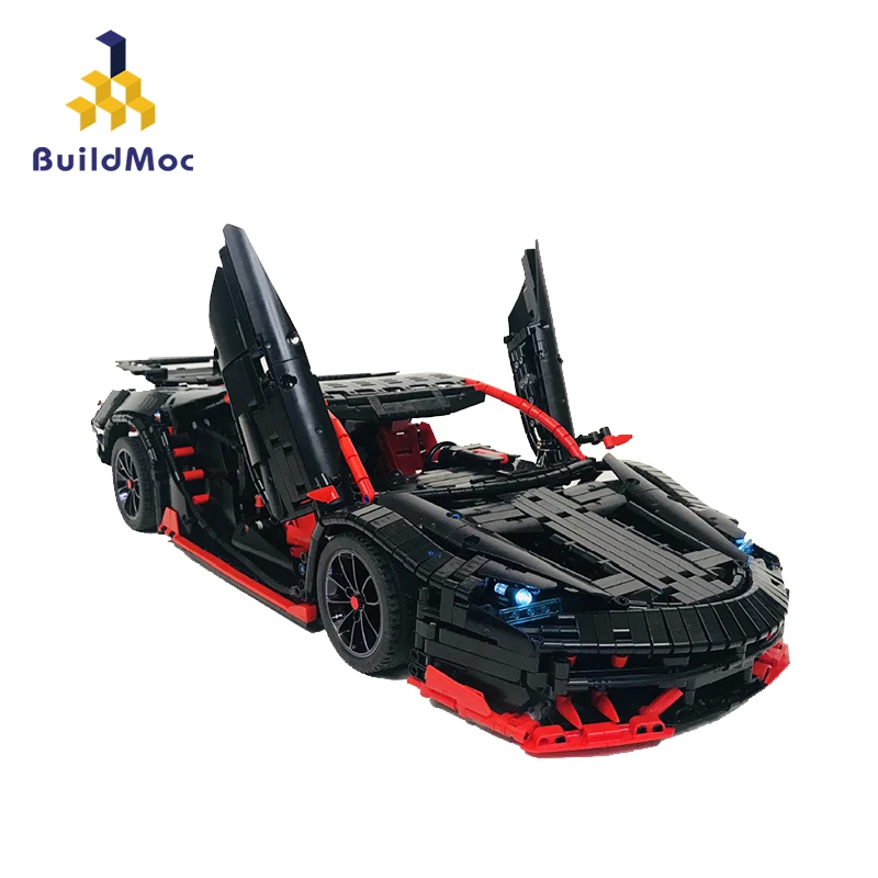 MOC-12560 Technic серии RC автомобиль Roadster мощность функция автомобиля строительные блоки кирпичи дети Technic игрушки для детей ребенок рождественские подарки