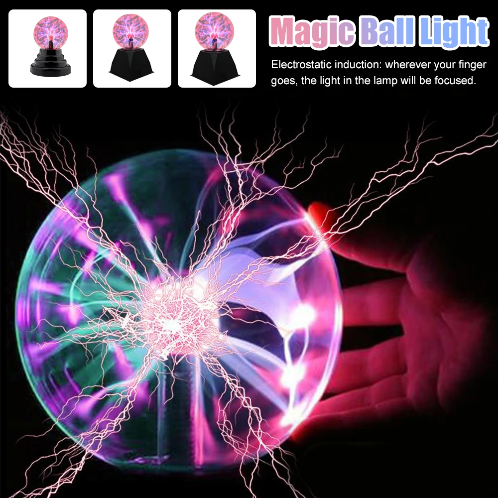 

Magic Crystal Plasma Ball Touch Lamp Night Lights Novelty Lighting LED Table Lamp Nightlights Child Bedroom Decor Birthday Gifts