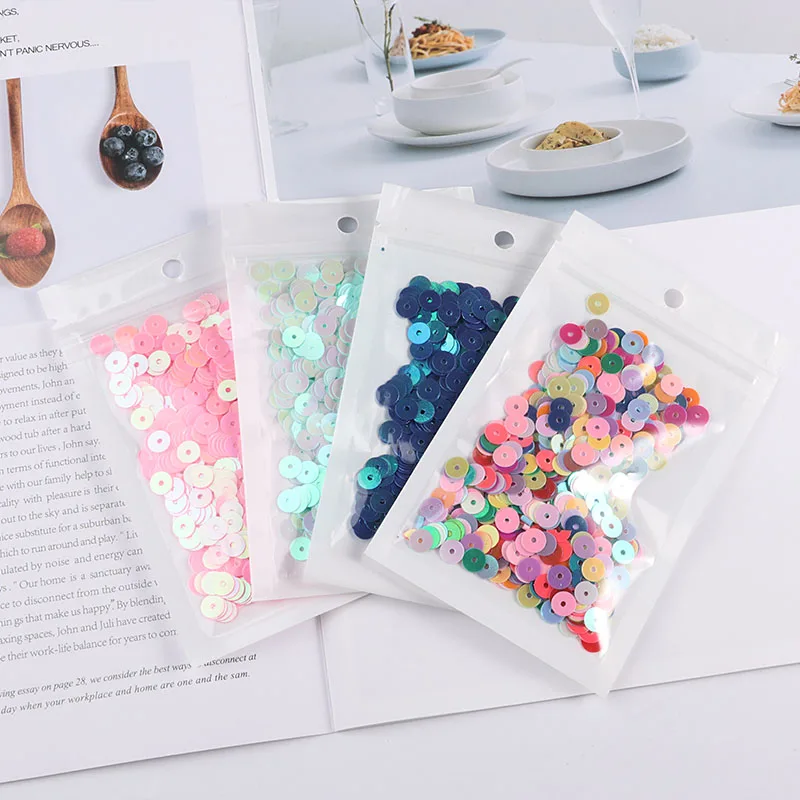 6 мм блестки ПВХ красочные плоские круглые свободные фотообои Свадебное Ремесло