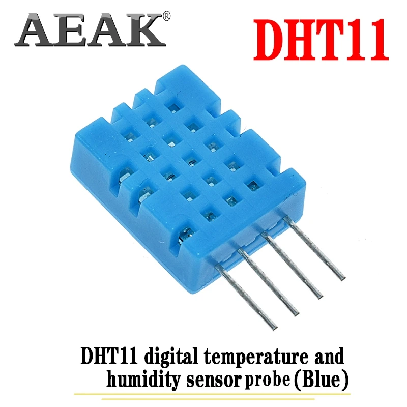 10 шт. DHT11 Цифровой Датчик температуры и влажности AEAK