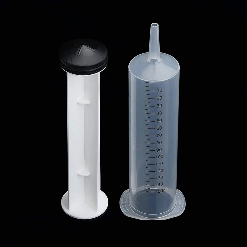 

3 Pack 150Ml Syringes, Large Plastic Garden Syringe for Scientific Labs, Watering, Refilling