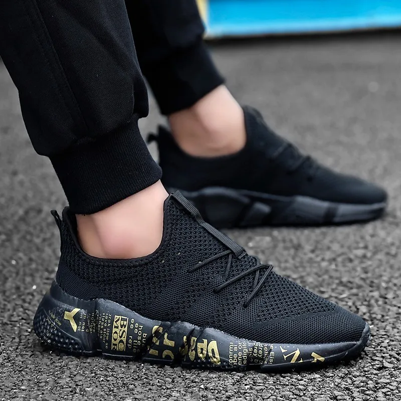 2019 New Fashion Breathable Shoes Men Casual Mesh Woven Sneakers Camouflage Outdoor Footwear For Male | Обувь