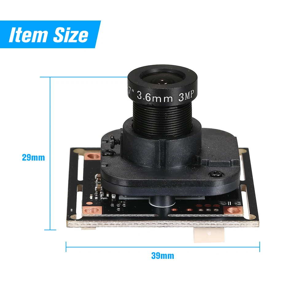 CCTV AHD камера Модуль 3 6 мм 720P 100 мегапиксельная DIY PCB Плата Поддержка XVI для мини PAL
