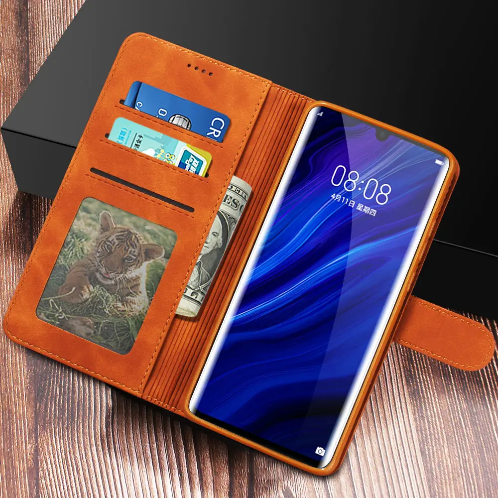 Роскошный кожаный чехол в стиле ретро для huawei P30, чехол-книжка с подставкой, чехол-книжка для телефона huawei P30 Lite, чехол для huawei P30 Pro