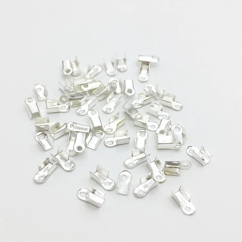 200 шт./лот модные ювелирные изделия ожерелье/шнур обжимные наконечники 3*6 мм |