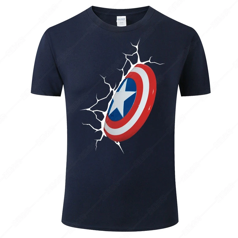 Футболка Мужская/Женская хлопковая с принтом забавный Повседневный Топ Капитана