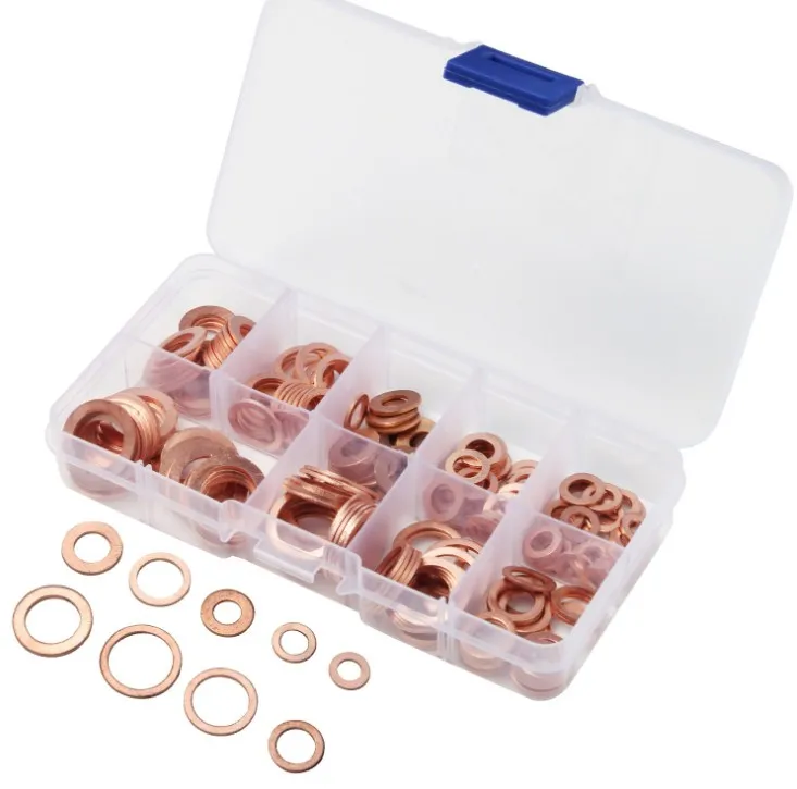 Набор Шайб с пробкой для отстойника 200 шт. подходит всех типов двигателей будь то