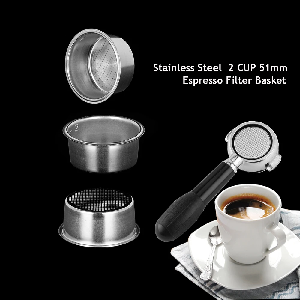 Кофейный фильтр чашка 51 мм корзина для фильтра без давления Breville Delonghi Filter Krups