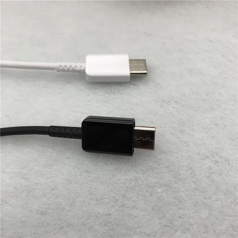 SAMSUNG 1 M/1,2 M USB 3,1 type C адаптивный кабель для быстрой зарядки линии передачи данных для Galaxy S8 S9 S10 Plus Note 8 9 10 A5 A7