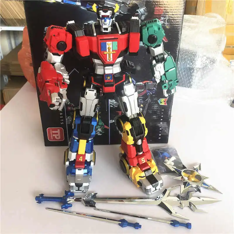 Voltron Super Alloy Soul Beast King GoLion металлическая Трансформация Робот фигурка игрушка Рождественский подарок для детей