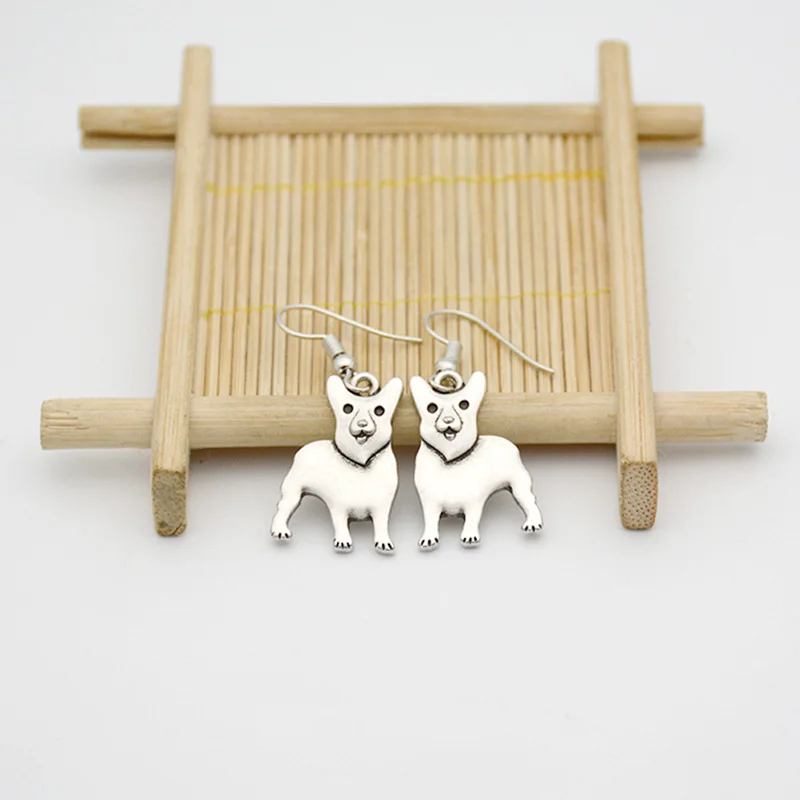 Новый Винтажный хиппи Уэльс может декоративная собака серьги в стиле Бохо корги