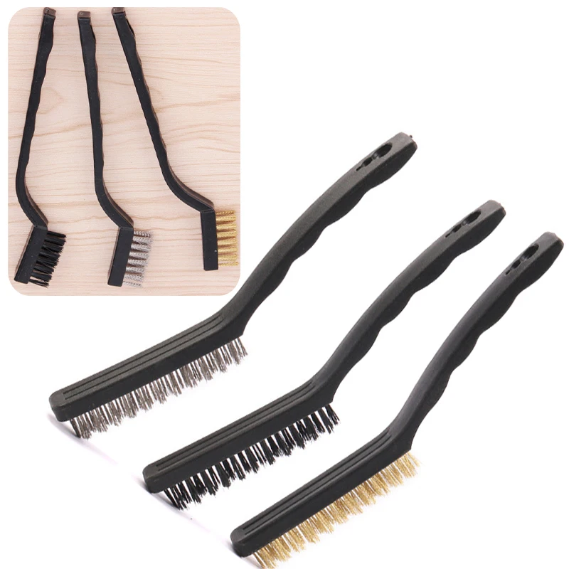 6 шт. большой маленький набор стальной проволоки латунь нейлон ручной инструмент