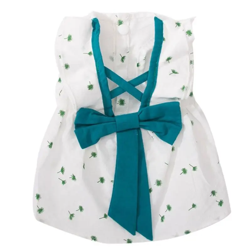 

Summer Dog Dress Breathable Two-Legged Dresses Skirt for Small Puppy Yorkshire Poodle Bichon Pomeranian Schnauzer Appeal Clothes