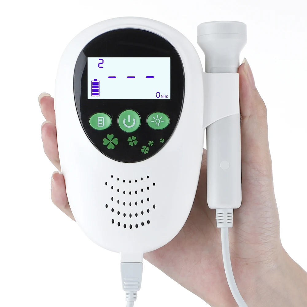 

Ultrasound Doppler Fetal Heartbeat Detector Baby Care Household Portable for Pregnancy Fetal Pulse No Radiation Stethoscope