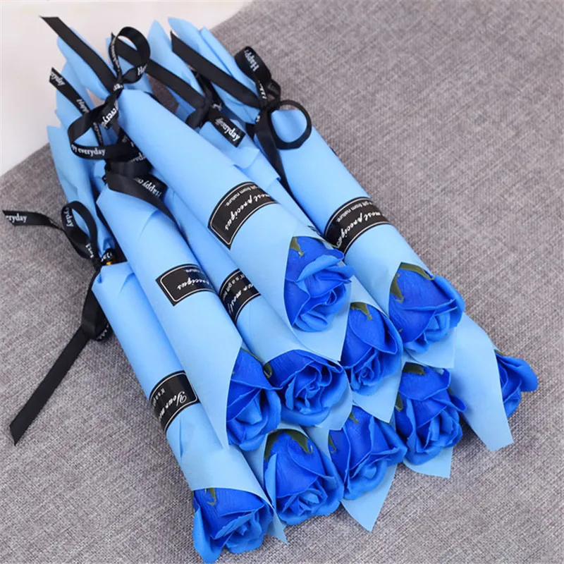 Цветок мыла роза искусственный цветок букет разноцветные розы свадебный