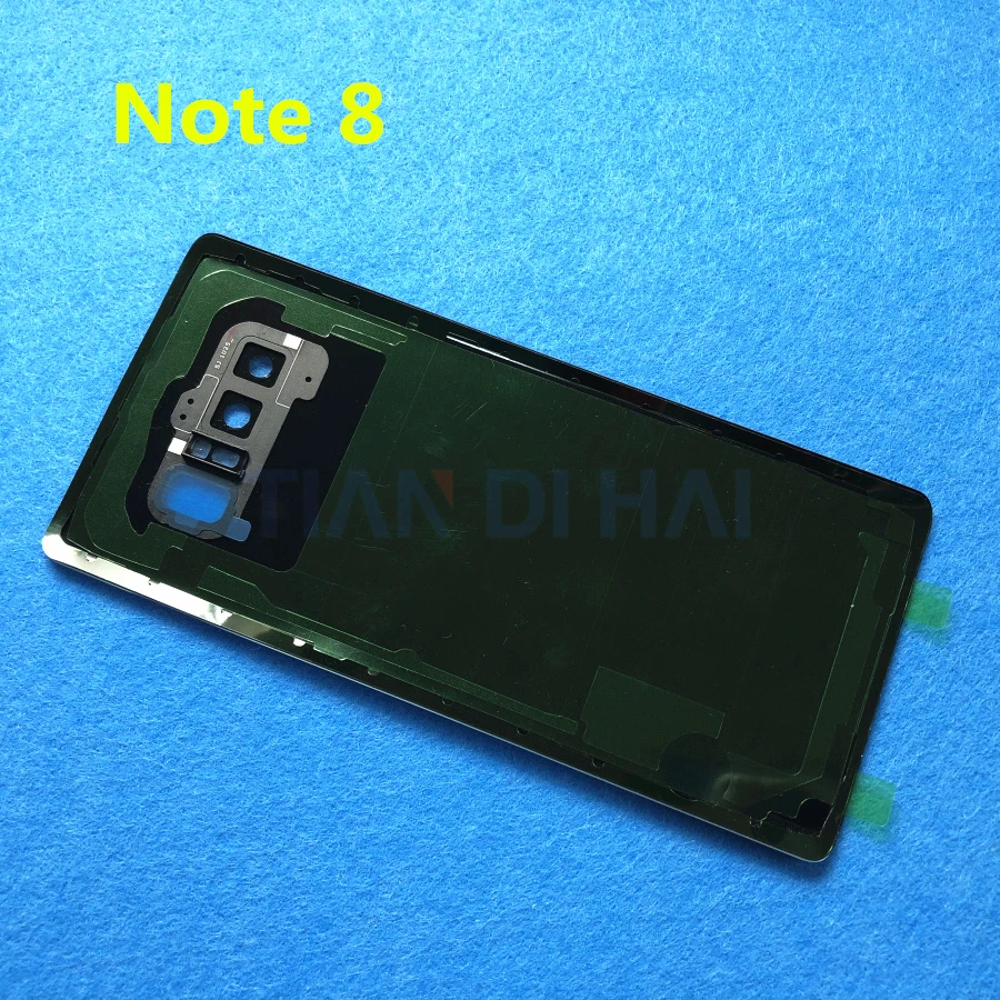 Note9 8 задний Панель стеклянная задняя крышка батарейного отсека для samsung Galaxy Note 9 N960 N960F Note 8 N950 N950F N950FD Батарея двери