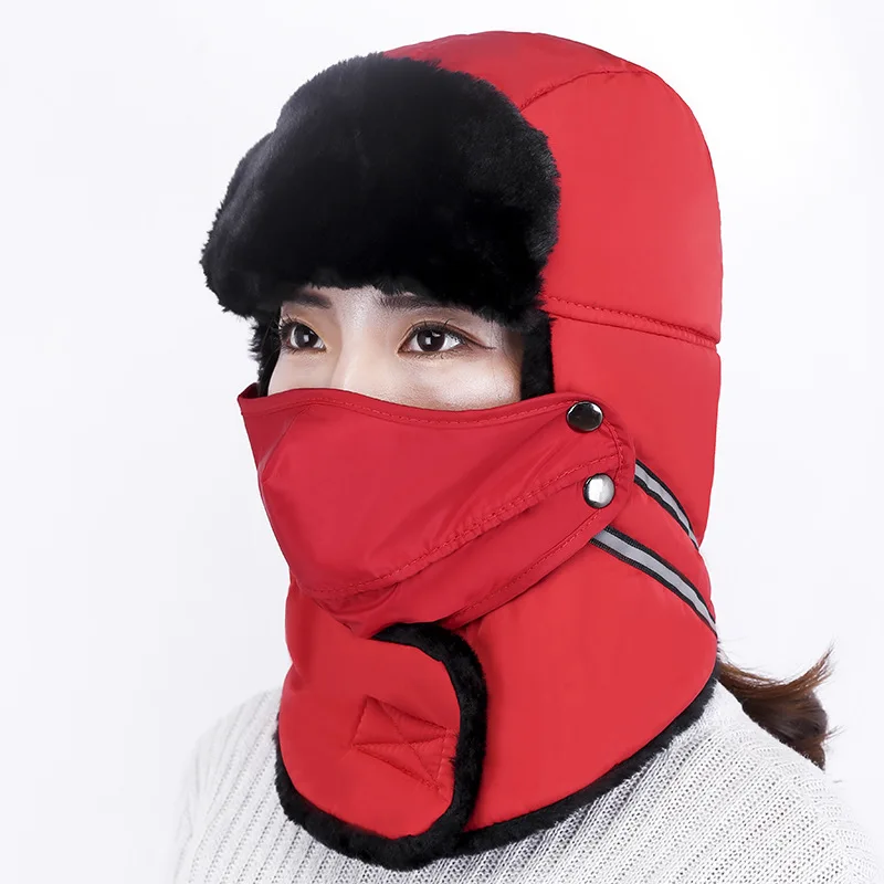 Мужские и женские зимние велосипедные шапки Новая Корейская версия