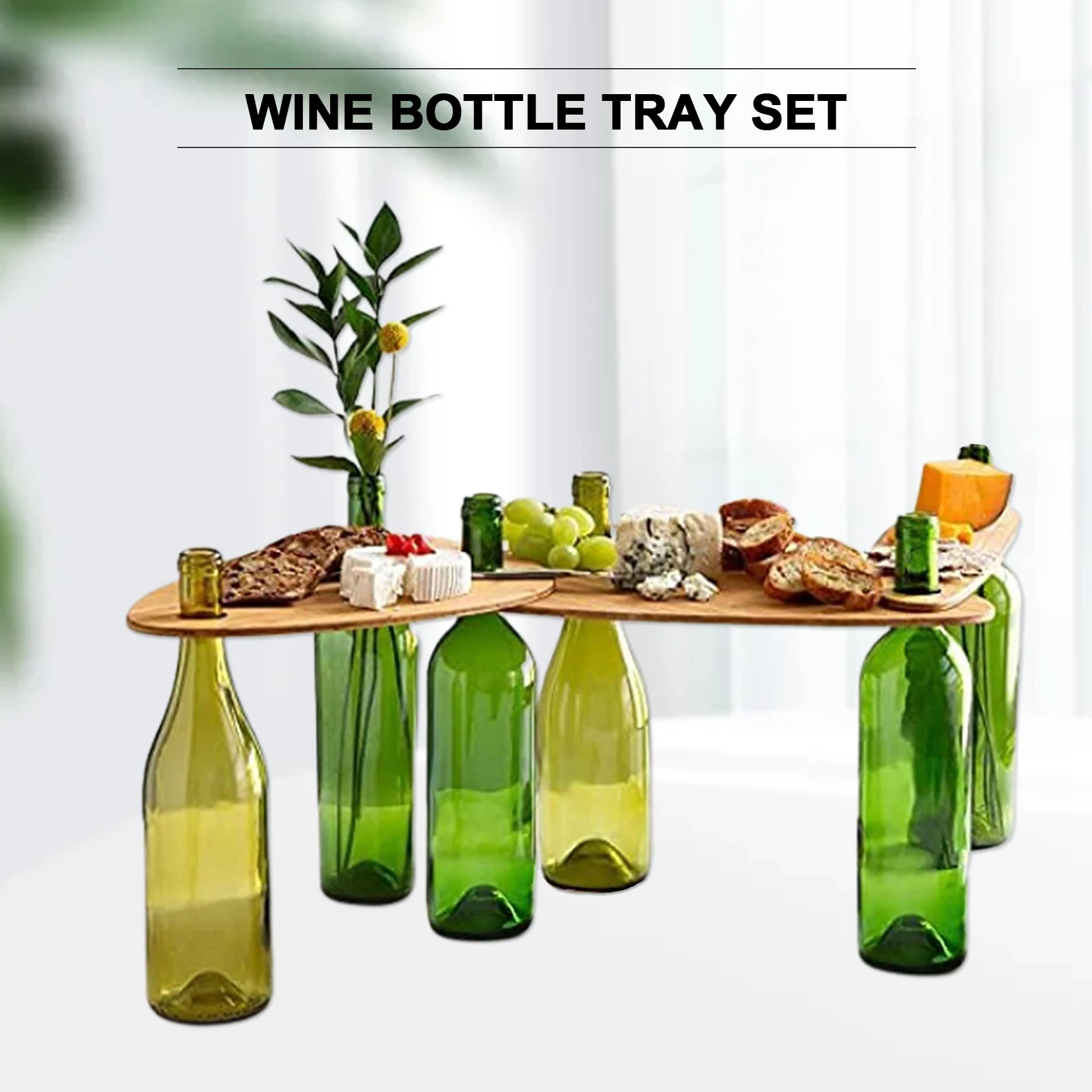 Новинка 2021 поднос для бутылок с красным вином креативный деревянный коктейльных