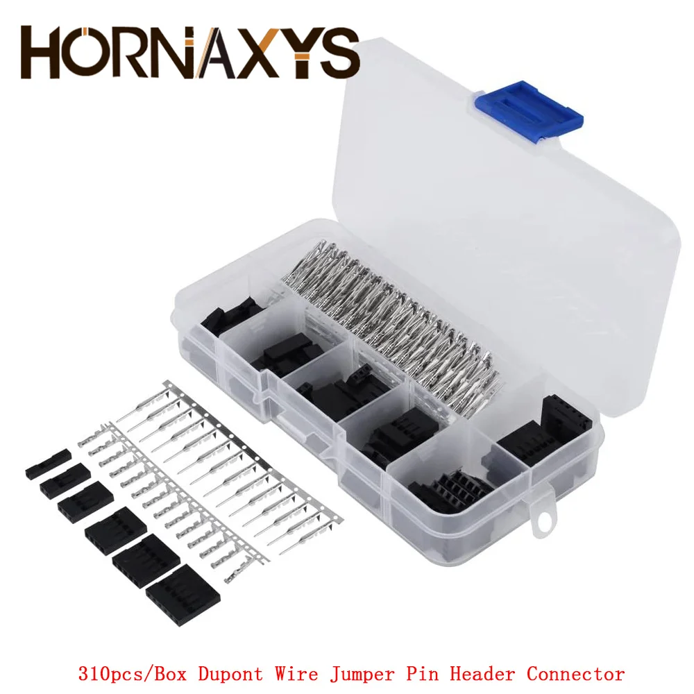 310 шт./коркор. Dupont набор штыревых разъемов для соединения проводов штыревые