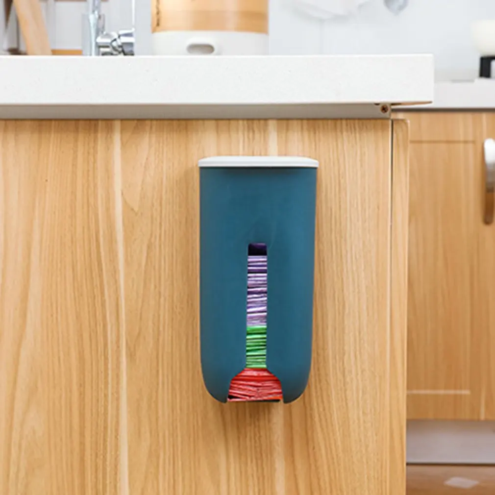18L Nordic Garbage Bag Storage Box Bathroom Wall Hanging Storing Rack With Cover Kitchen Organizer | Дом и сад