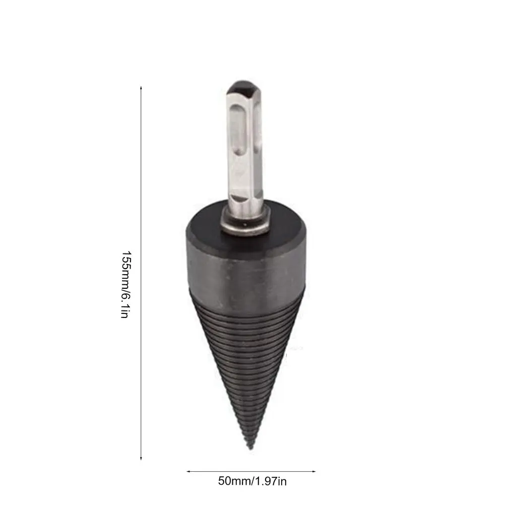Weichai drill bit Chop wood Splitting tool cone Log Splitters Wood breaking machine breaker Firewood chopper |