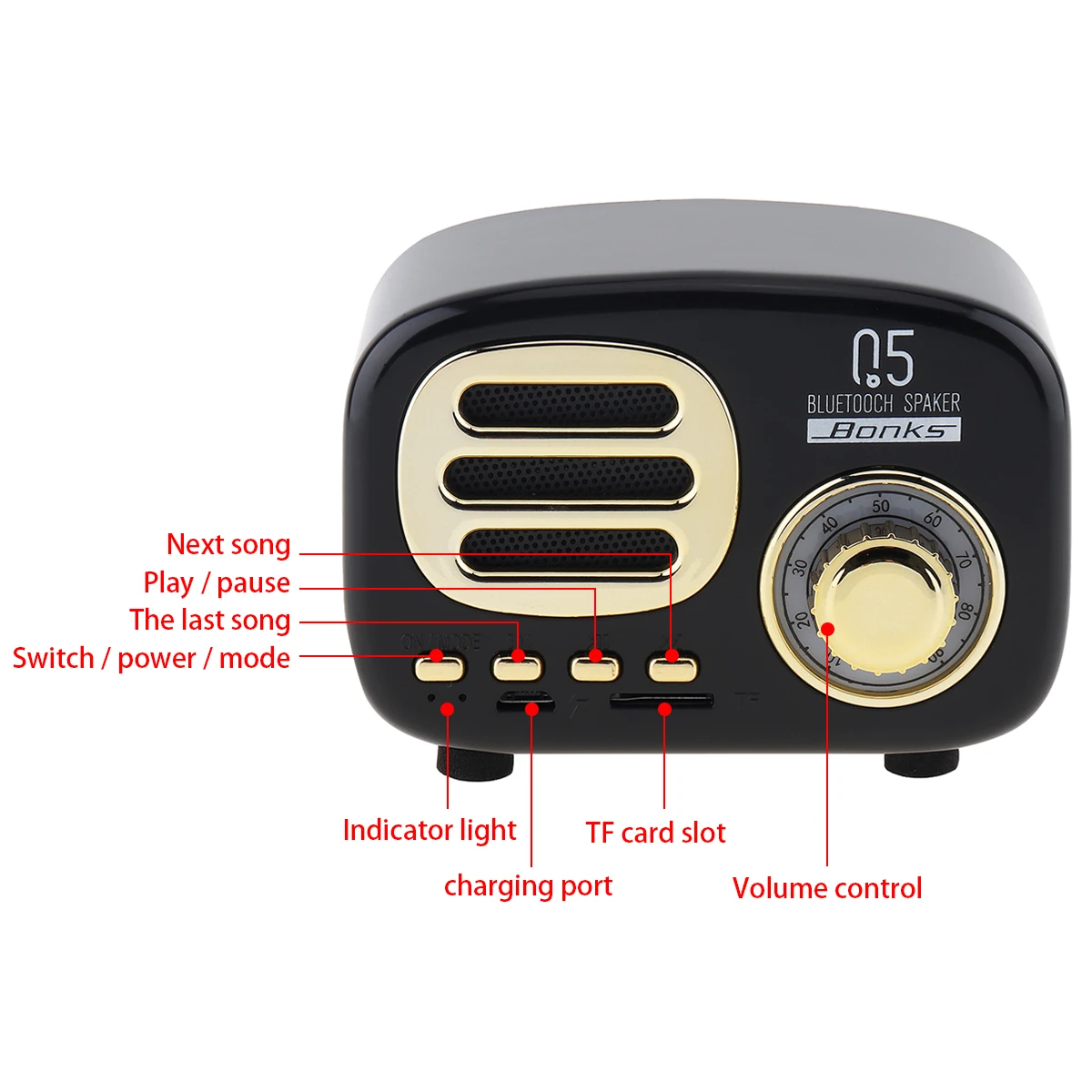 Q5 портативный 4 1 Bluetooth динамик мини музыкальный беспроводной компьютерный бас