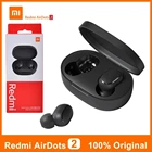 Оригинальные наушники Xiaomi Redmi Airdots, беспроводная гарнитура с ИИ-управлением, Bluetooth, басами, шумоподавлением, микрофоном, гарнитура, наушники-вкладыши