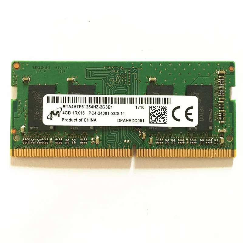 Micron DDR4 RAMs Memoria 4GB 2400MHz 1Rx16 PC4-2400T-SC0-11 память для ноутбука | Компьютеры и офис