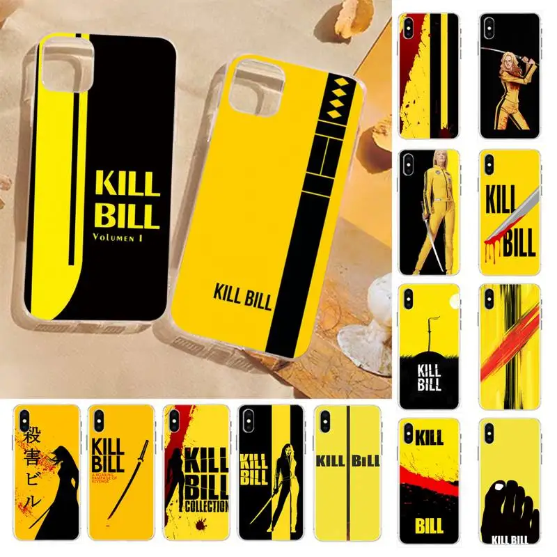 

YNDFCNB Kill Bill Movie Phone Case for iPhone 11 12 13 mini pro XS MAX 8 7 6 6S Plus X 5S SE 2020 XR cover