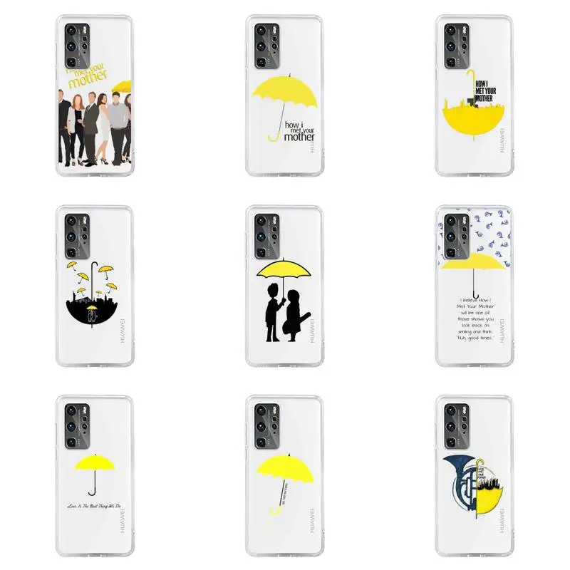 

how i met your mother Phone Case For Huawei P40 P30 P20 Mate Honor 10i 30 20 i 10 40 8x 9x Pro Lite Transparent Cover