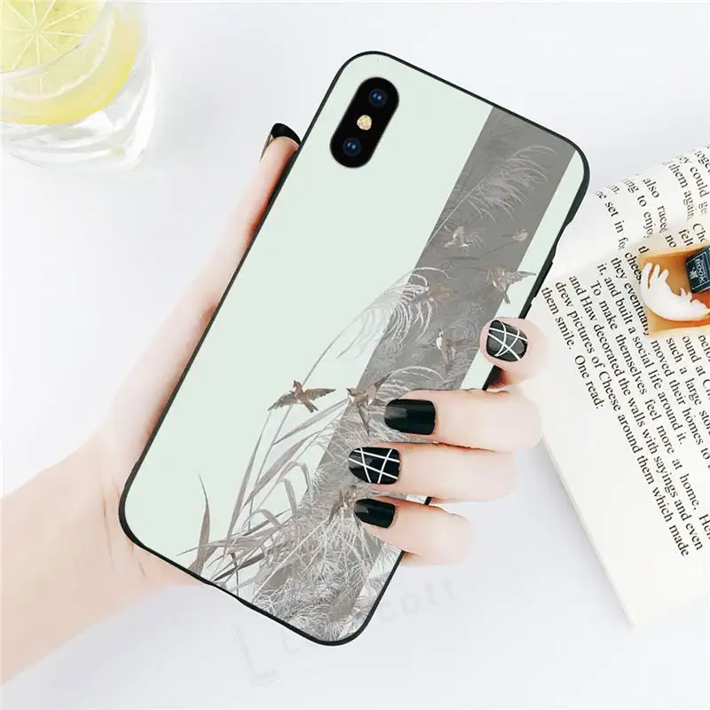 

Chinese Flower pattern Phone Case for iPhone 11 12 pro XS MAX 8 7 6 6S Plus X 5S SE 2020 XR