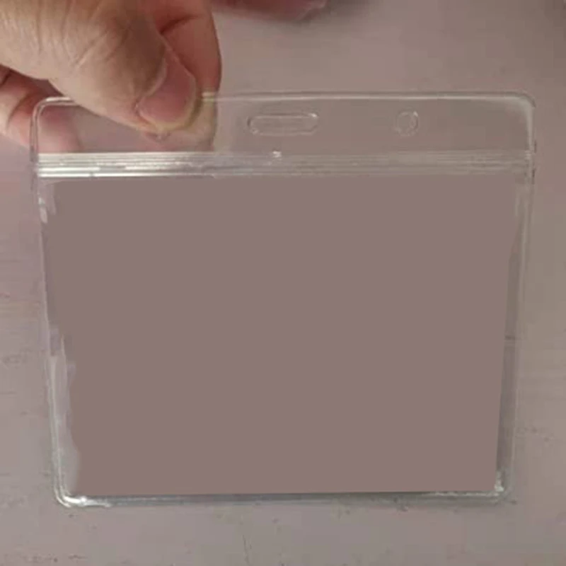 

Vaccination Card Protector 4X3Inches Immunization Record Vaccine Cards Cover Holder Clear Plastic Sleeve with Clip