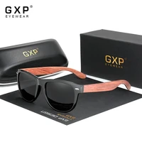 gxp new black bubinga sunglasses wood polarized men sun glasses men uv400 protection eyewear wooden original accessorie