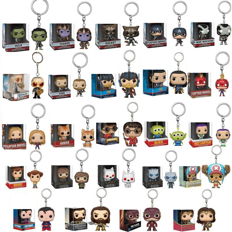 FUNKO Марвел Железный человек гусь Локи Тор чужой игрушка Ракета история 4 Мастер