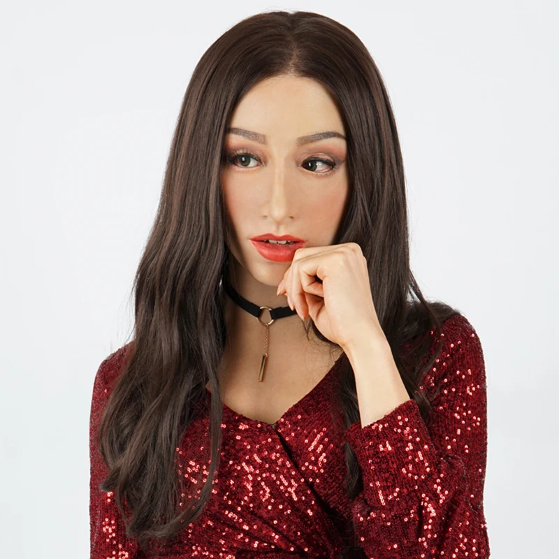 

(M12+)Realistic Human face Crossdress Silicone Full Head Female Face Kigurumi DMS Mask 'Hathaway Plus' Crossdresser Drag Queen