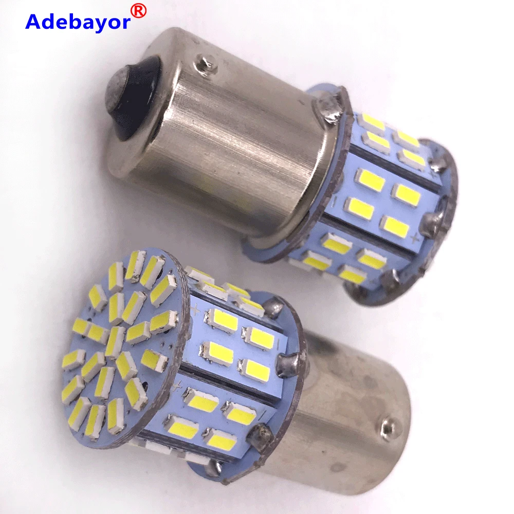 6 шт. супер яркий BA15S 1156 P21W 50SMD Led 1206 12V 3014 автомобильный тормоз светильник