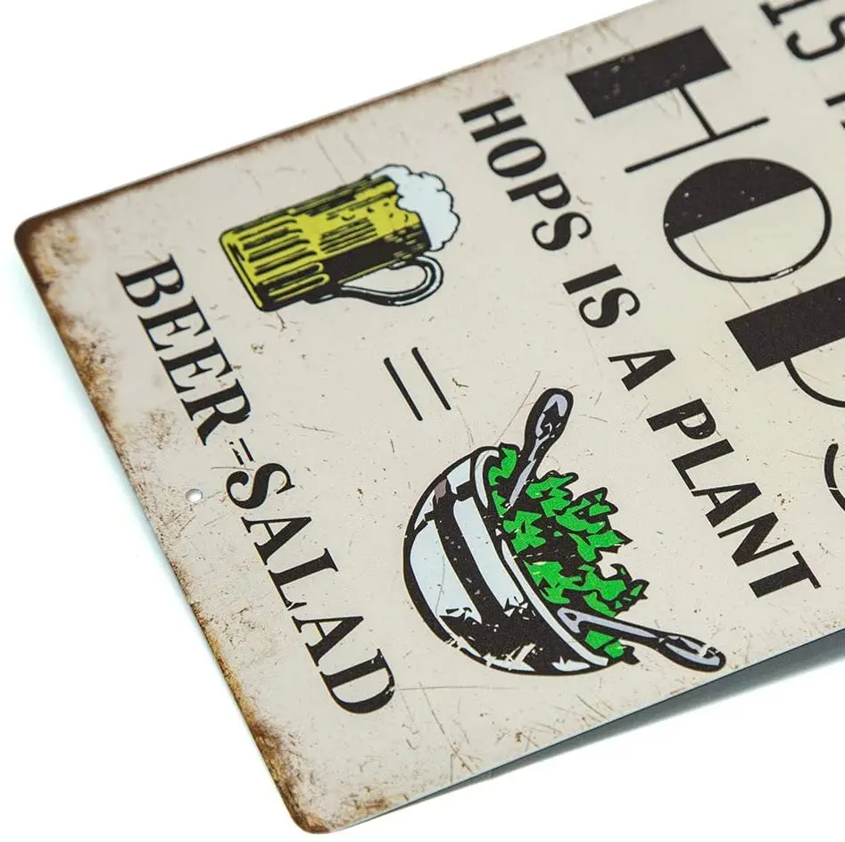 

Putuo Decor Funny Beer Metal Tin Sign Man Cave Bar Pub Wall Decor 12x8