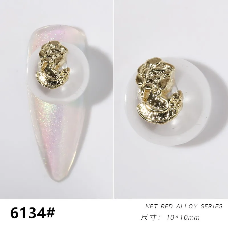 

Gold Plated Pearl Accessories Various Styles Diamond Inlaid Manicure Accessories Butterfly Party Girls Fashion