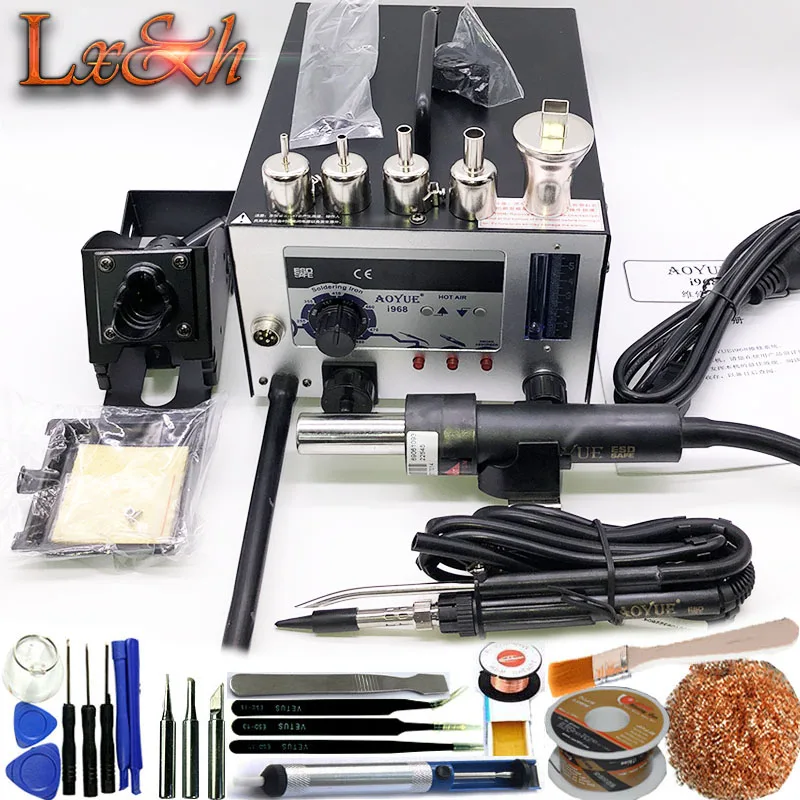 Тип воздушного насоса керамический нагревательный элемент 110В/220В AOYUE i968 3 в 1