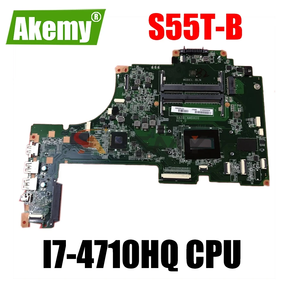 

A000301440 For Toshiba Satellite S55T-B S55T-B5273NR Laptop Motherboard DA0BLNMB8D0 Mainboard W/ I7-4710HQ 100% fully tested