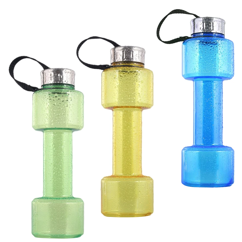 

Water Bottle Dumbbell , Workout Water Bottles 750ml Sport Fitness water filled dumbbell for travel, carry on workout Equipment