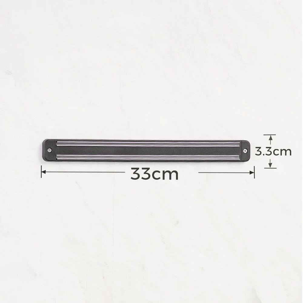 A 33cm magnet knife Магнитный держатель для ножей, настенный черный АБС-пластик, металлический нож из нержавеющей стали, магнитный держатель для ножей Кухня, инструменты - Цвет: A 33cm magnet knife