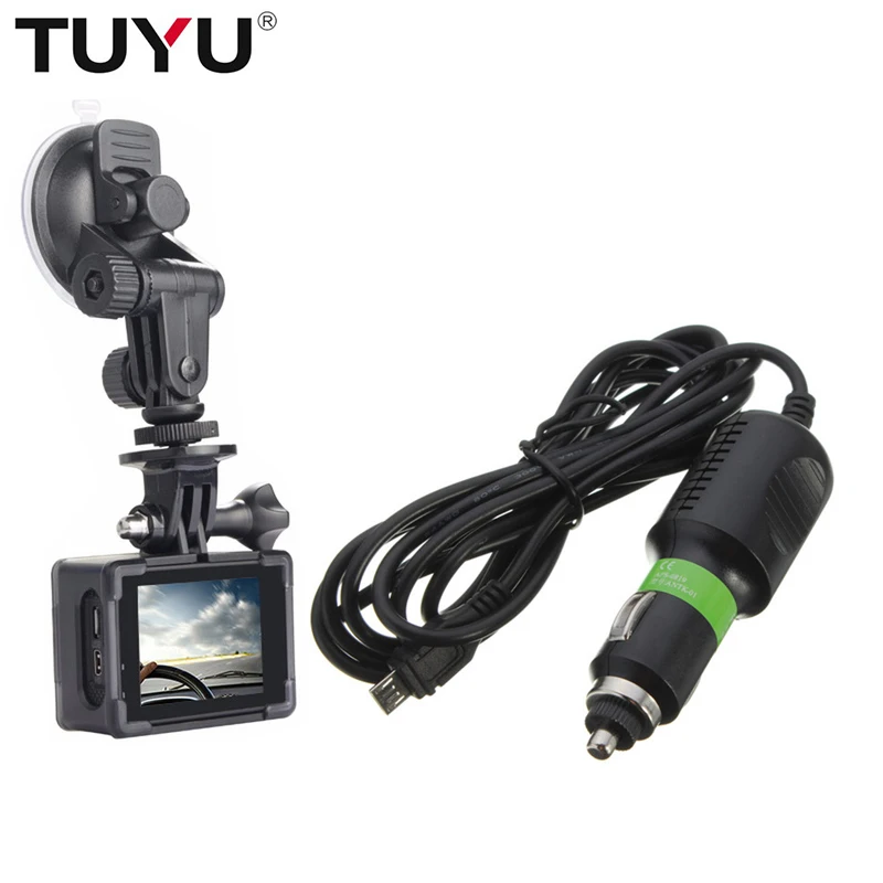 Кронштейн на присоске с автомобильным зарядным устройством для SJCAM SJ4000 SJ5000 M20 EKEN