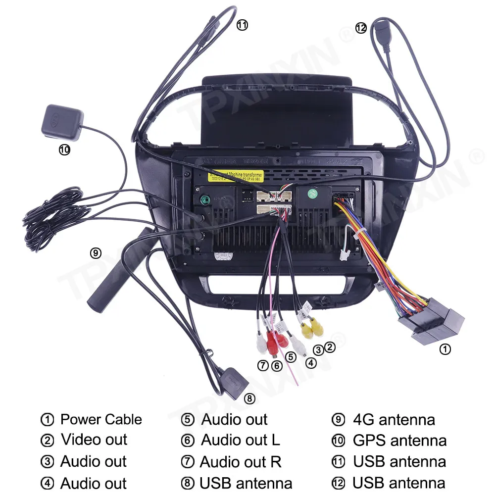 구매 무선 카플레이 스테레오 수신기 자동차 라디오 플레이어 라디오 IPS DSP, 타타 티아고 안드로이드 128G 테슬라 스타일 스크린