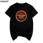 Летняя Хлопковая мужская и женская футболка Spqr с принтом Римской империи гладиатора императора золотого орла