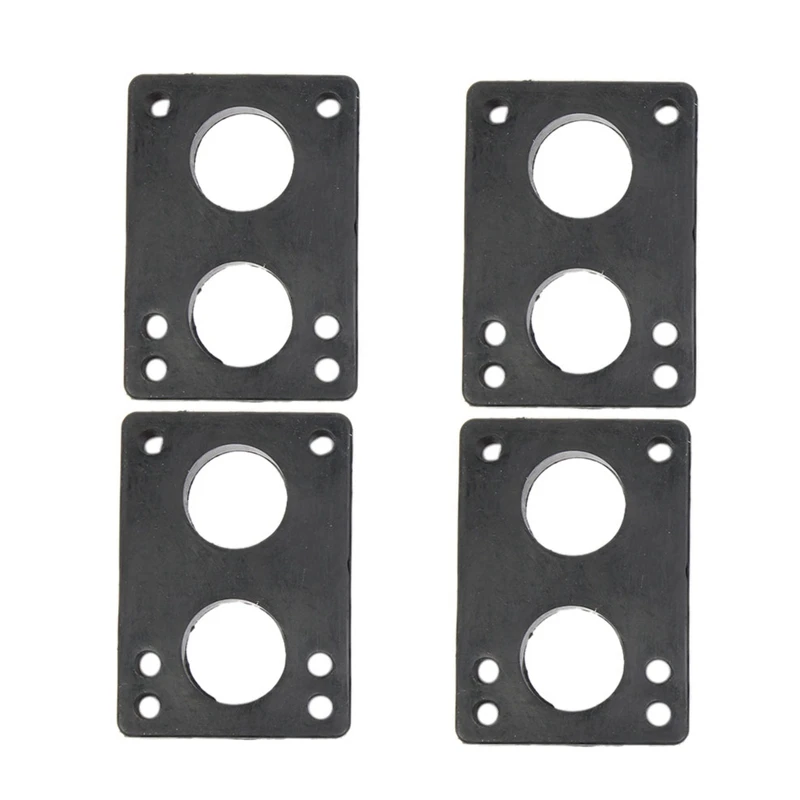 

2 Pair Skateboard Rubber Gasket 12mm Skateboard Riser Pads Longboard Risers Skateboard Shock Pads