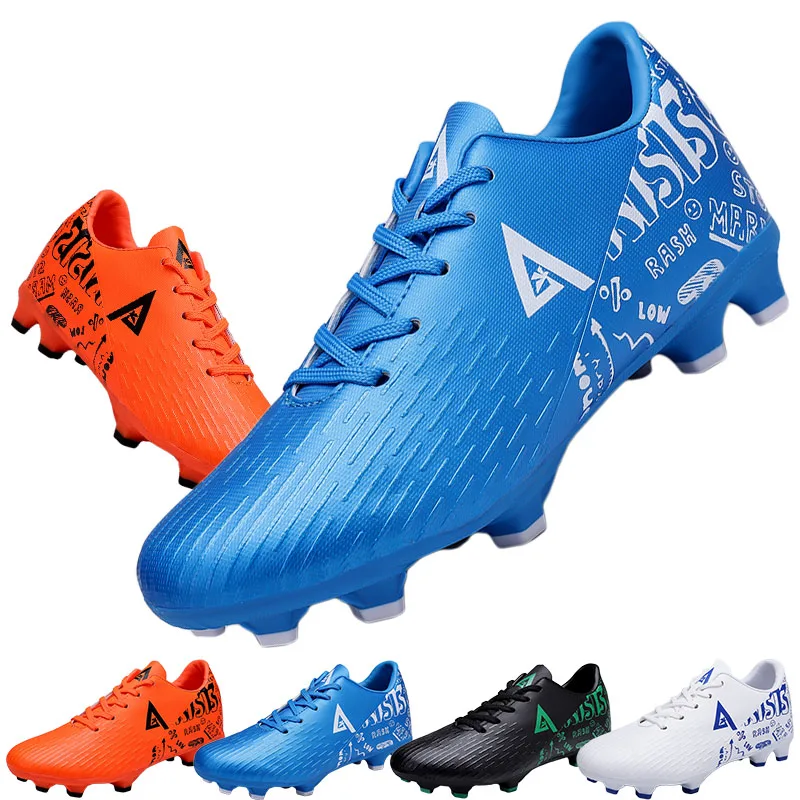 

2020 New Arrive Size 29-37 Little Kids Soccer Shoes Indoor Student Football Boots Boys Girls Children Football Training Sneakers