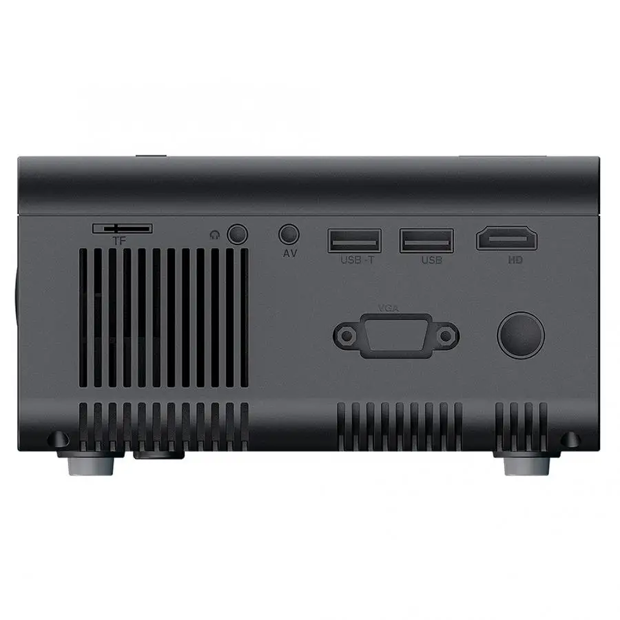 Портативный проектор W80 720p 3D HD LCD для домашнего кинотеатра 110-240 В мультимедийный |