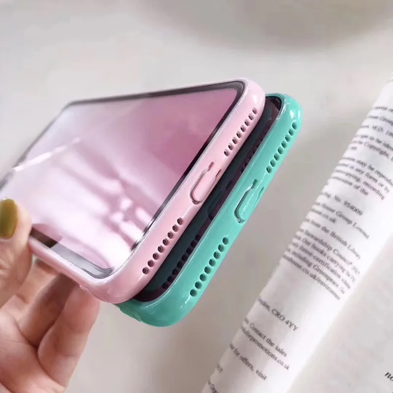 Чехол для iphone6 чехол с красочными узорами мягкий тонкий силиконовый iphone7 plus 8 Plus 6 X