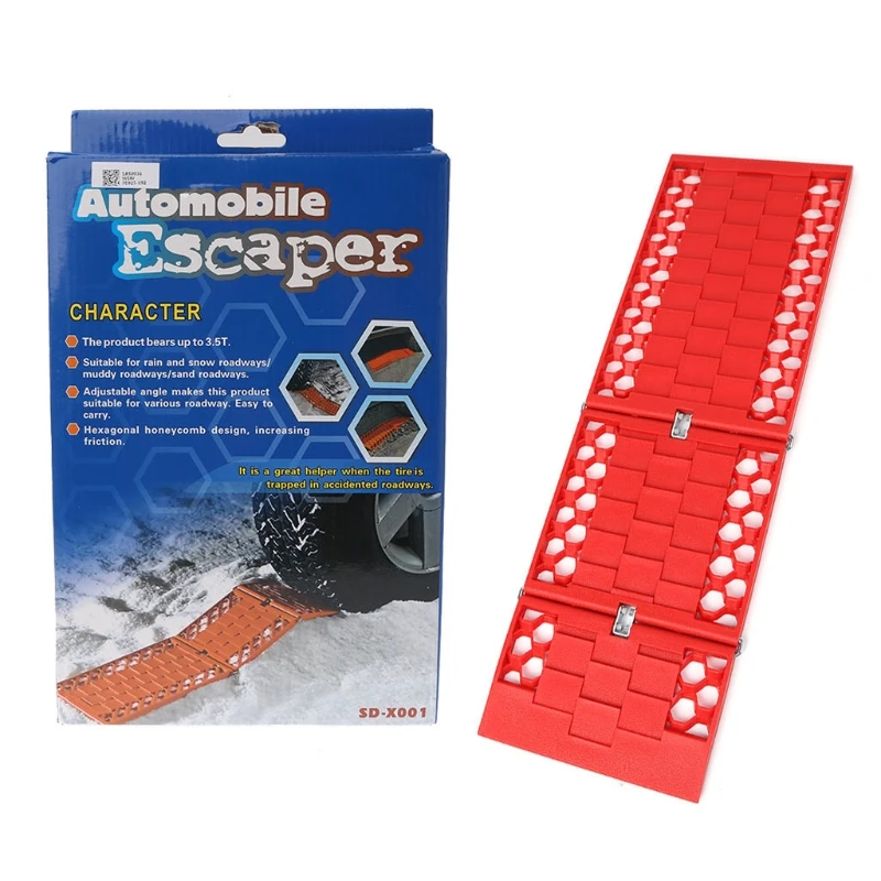 

2 предмета Escaper тяги коврики шины сцепление треки игрушечный автомобиль Безопасность Снег Грязь песок аварийно-спасательных L9CE